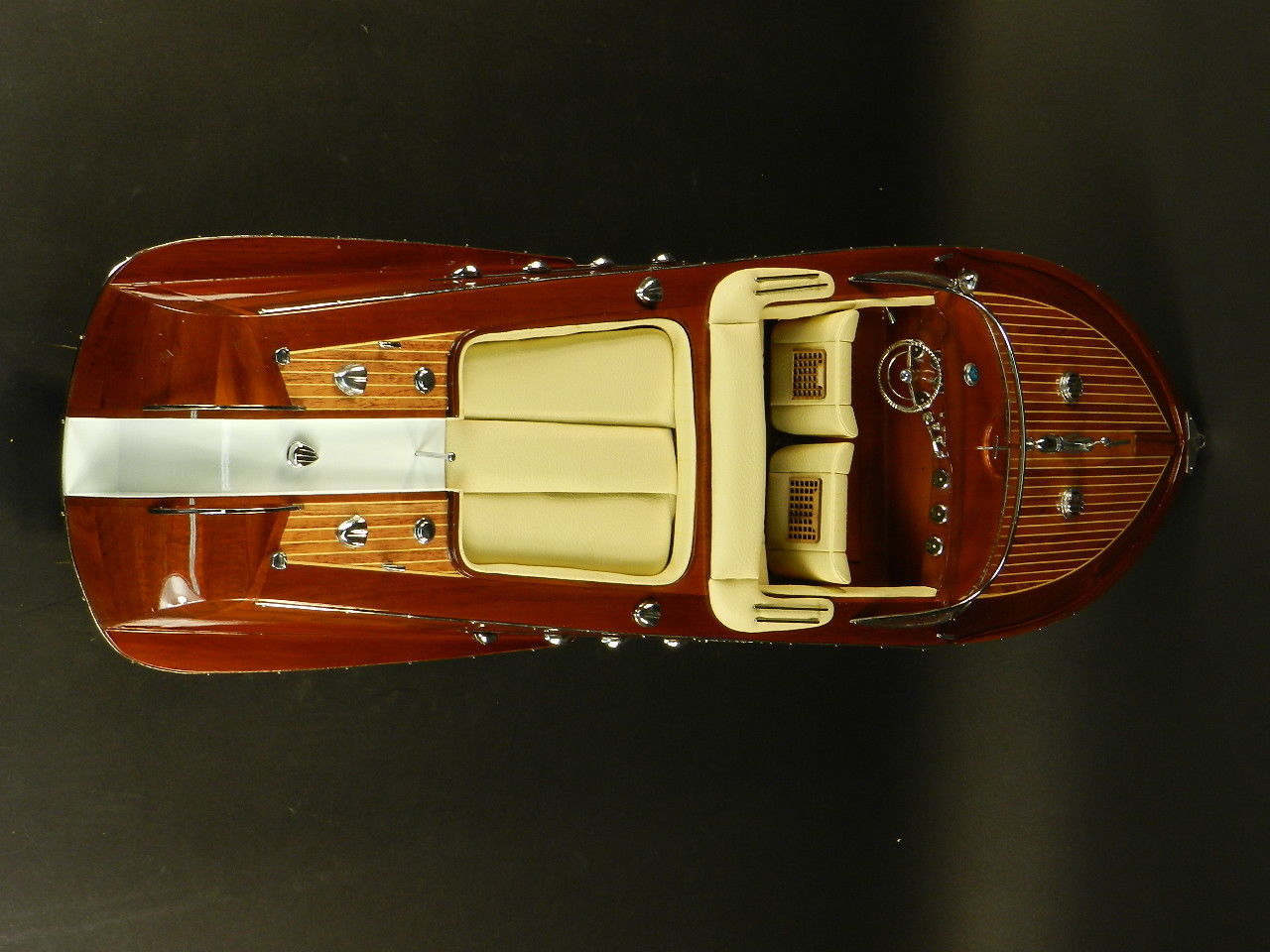Ship model wood Riva Aquarama 67 cm