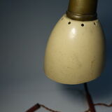 Golden brass casserole lamp 1950s