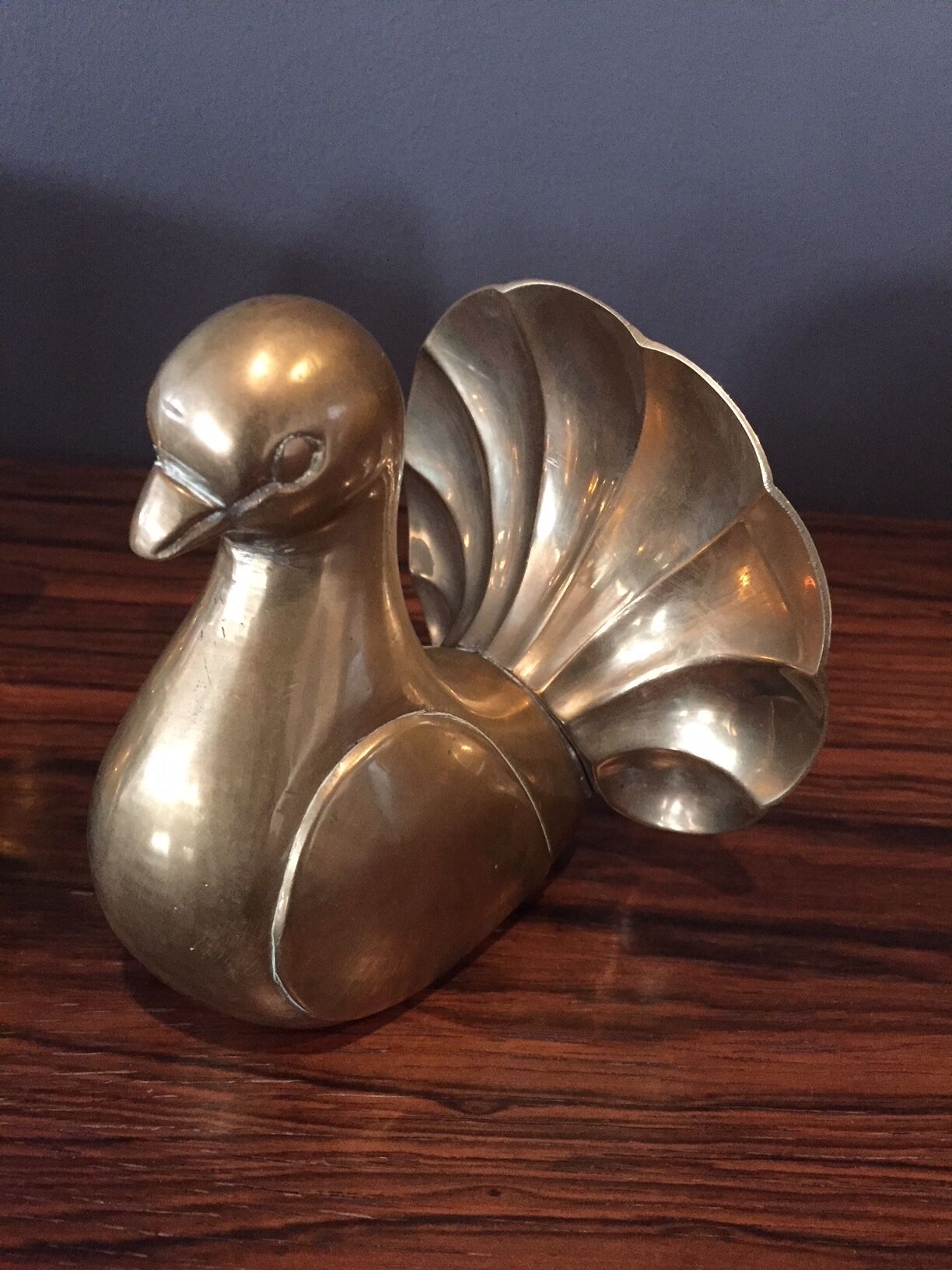 Press paper Peacock brass