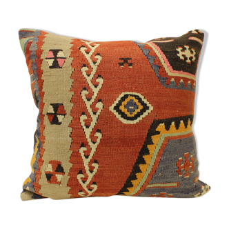 60x60 cm kilim cushion,vintage cushion cover