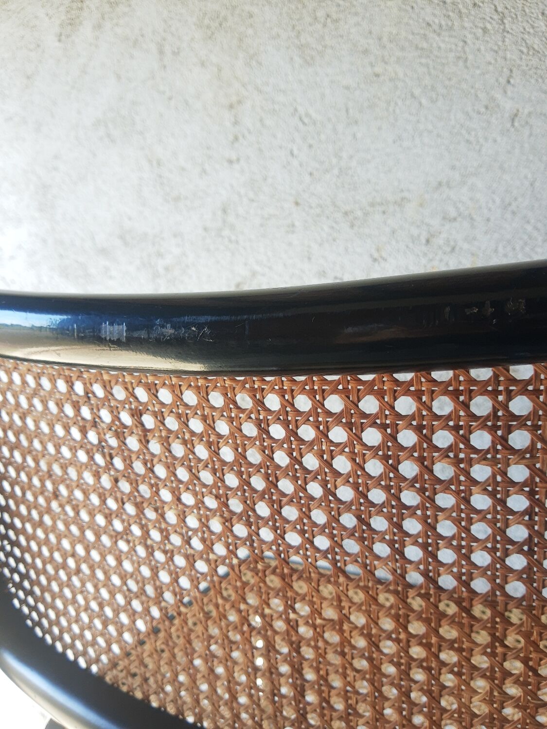 Set of 4 vintage Cesca B32 Marcel Breuer chairs