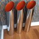 Vintage 70s Cylindrical Chrome Umbrella Stand