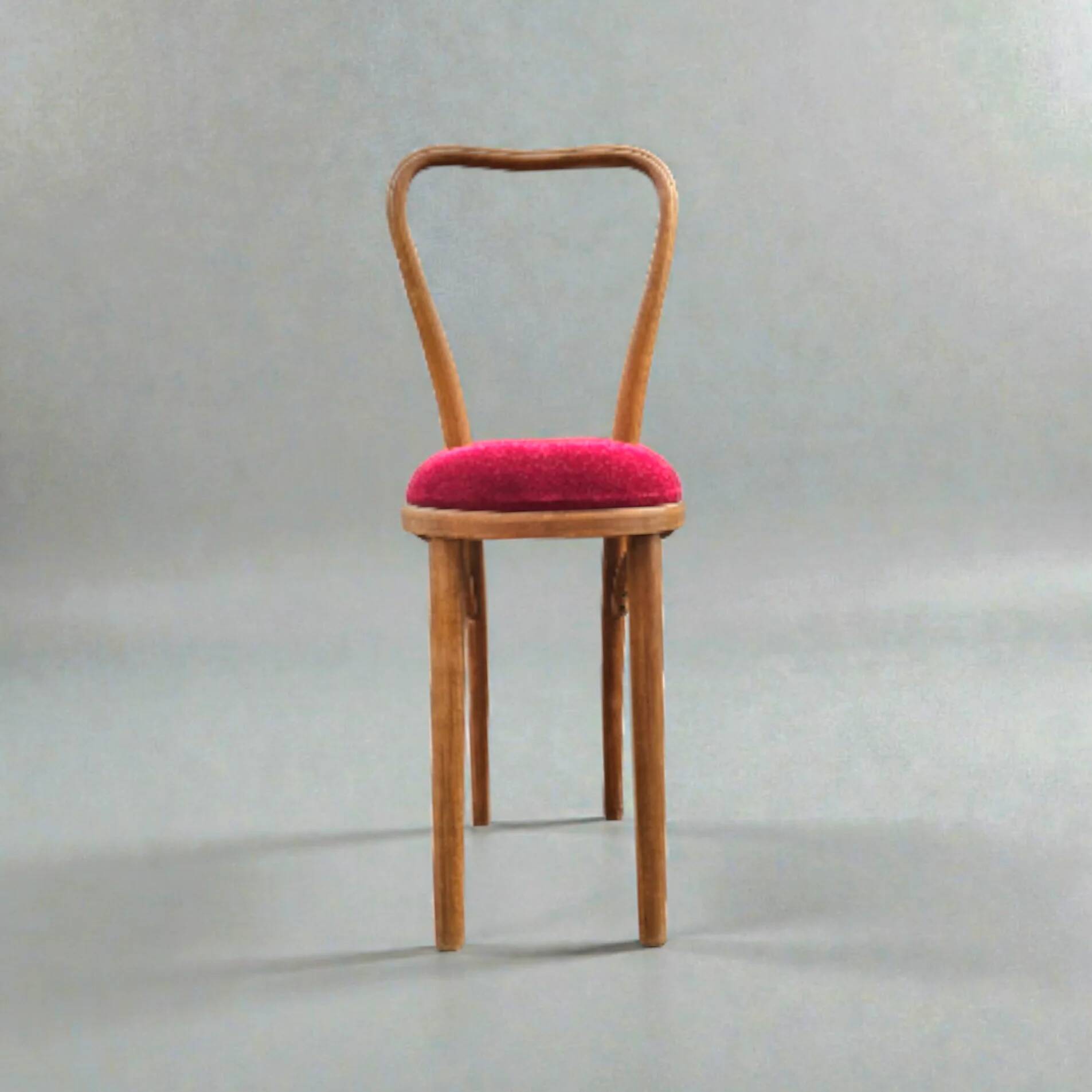 2 x rare bentwood side chair 1960s