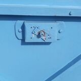Antique H205xL103 curved iron gate door with mailbox