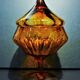 Large orange Bohemian crystal candy maker