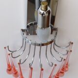 Sconces vintage roses in glass blowing and brainwashing of Murano