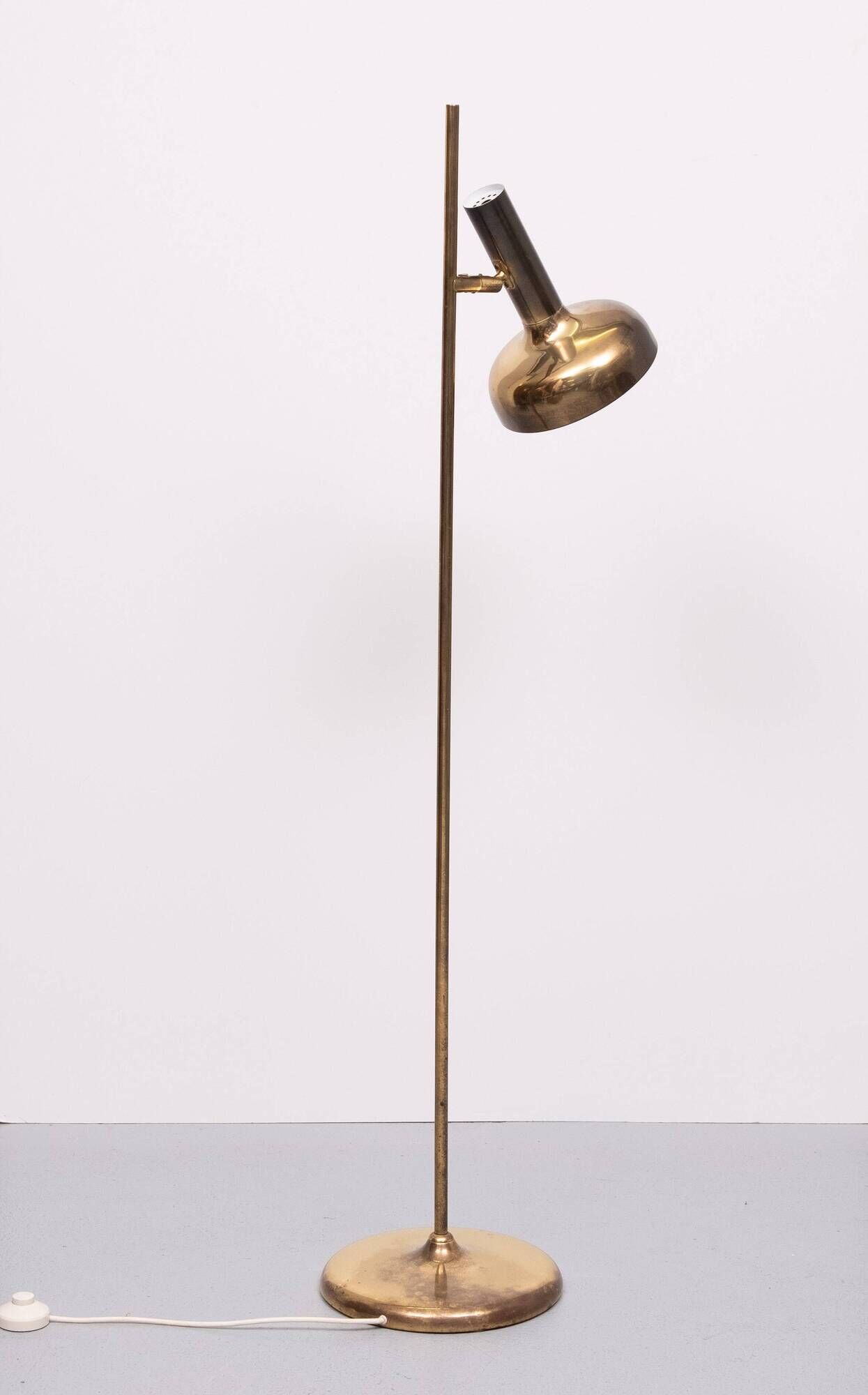 Sölken Leuchten Brass Floor lamp. Germany 1970s