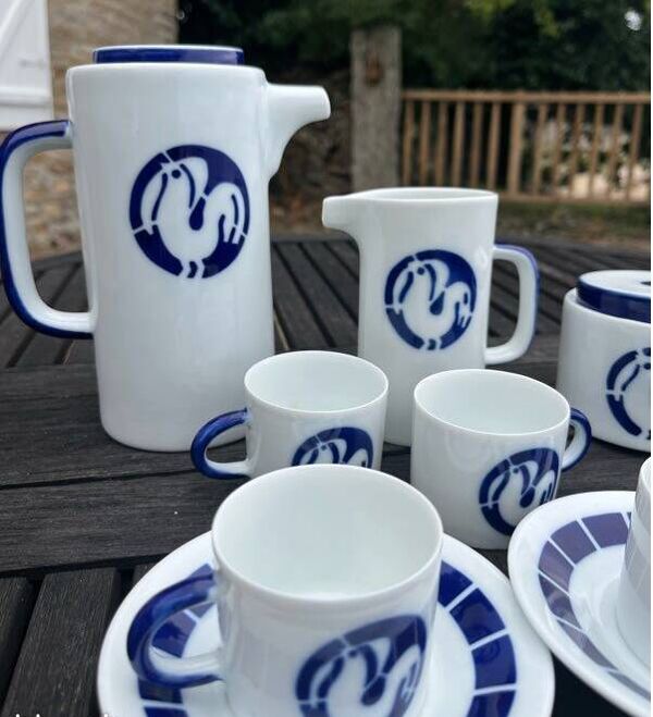 Service  à thé  ou à café en porcelaine de Sargadelos