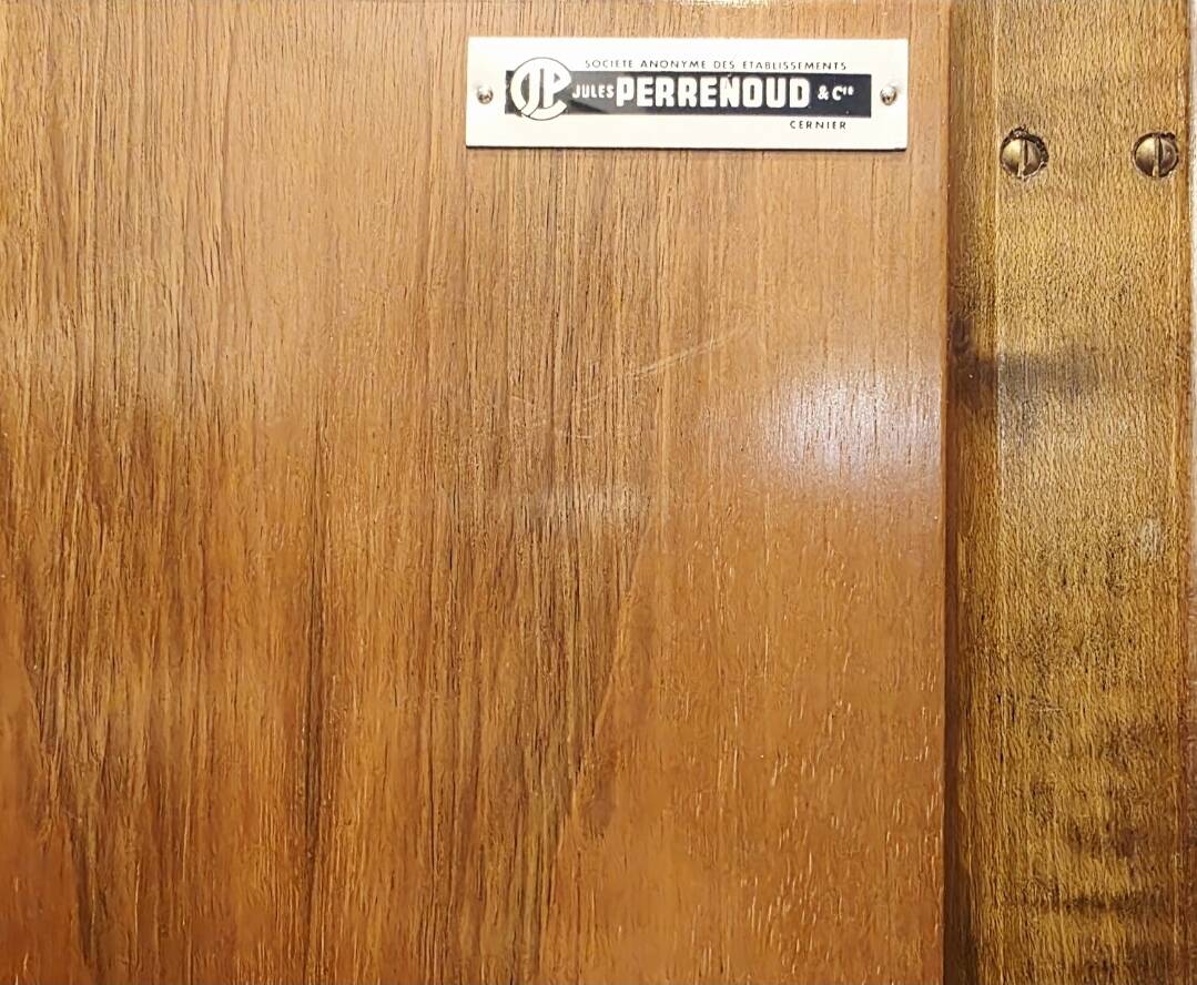 Teak and rosewood enfilade "Jules Perrenoud"