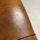 Sheepskin leather classic sofa bench