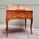 Carel Jacques-philippe Curved Sloping Desk In Louis XV Period Marquetry Stamped