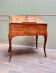 Carel Jacques-philippe Curved Sloping Desk In Louis XV Period Marquetry Stamped