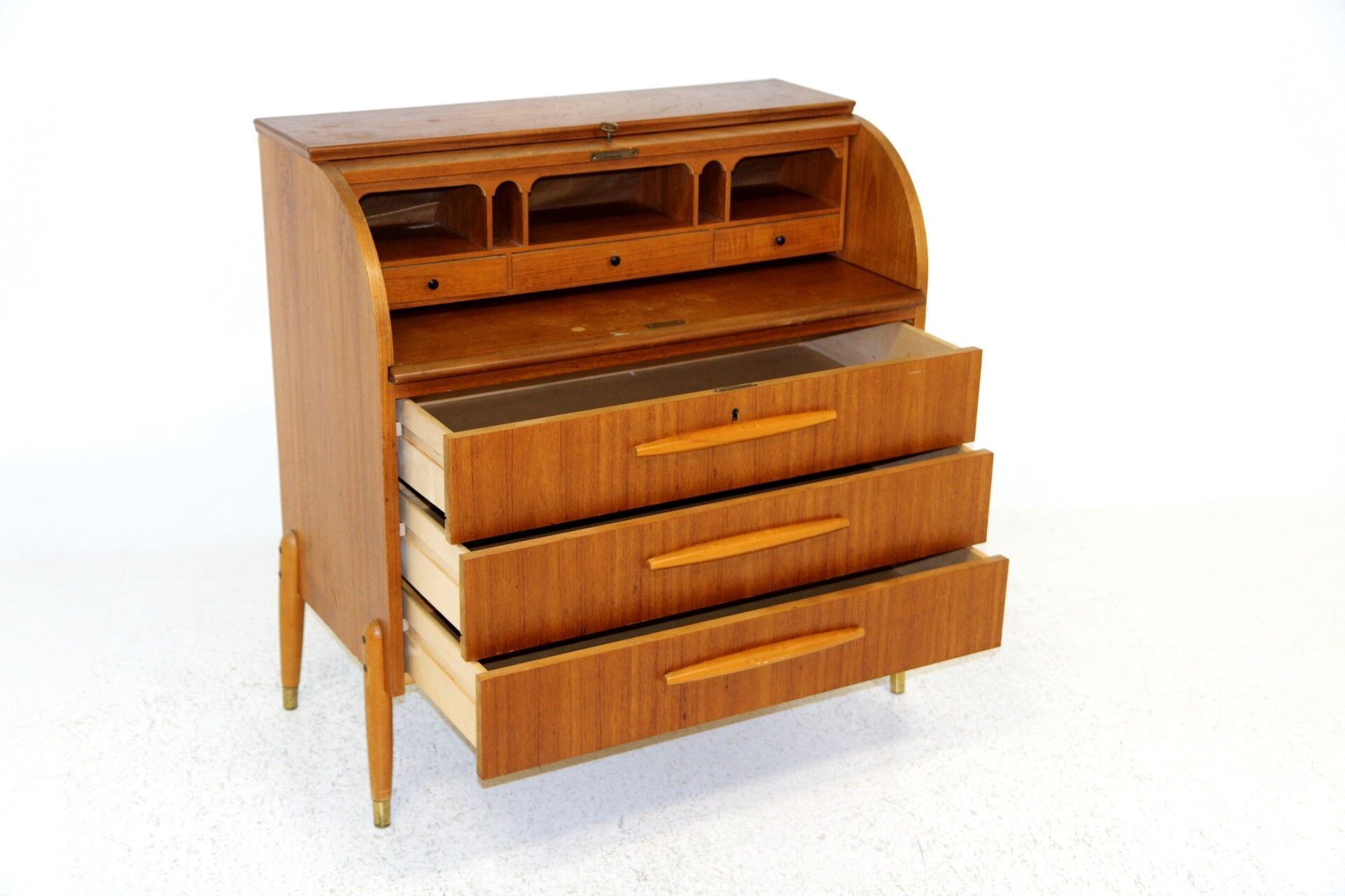 Teak secretary, Bröderna Gustafssons Träindustri, Sweden, 1950