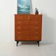 Scandinavian chest with double upper drawer