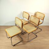 Lot de 4 chaises vintage Cesca « Made in Italy »