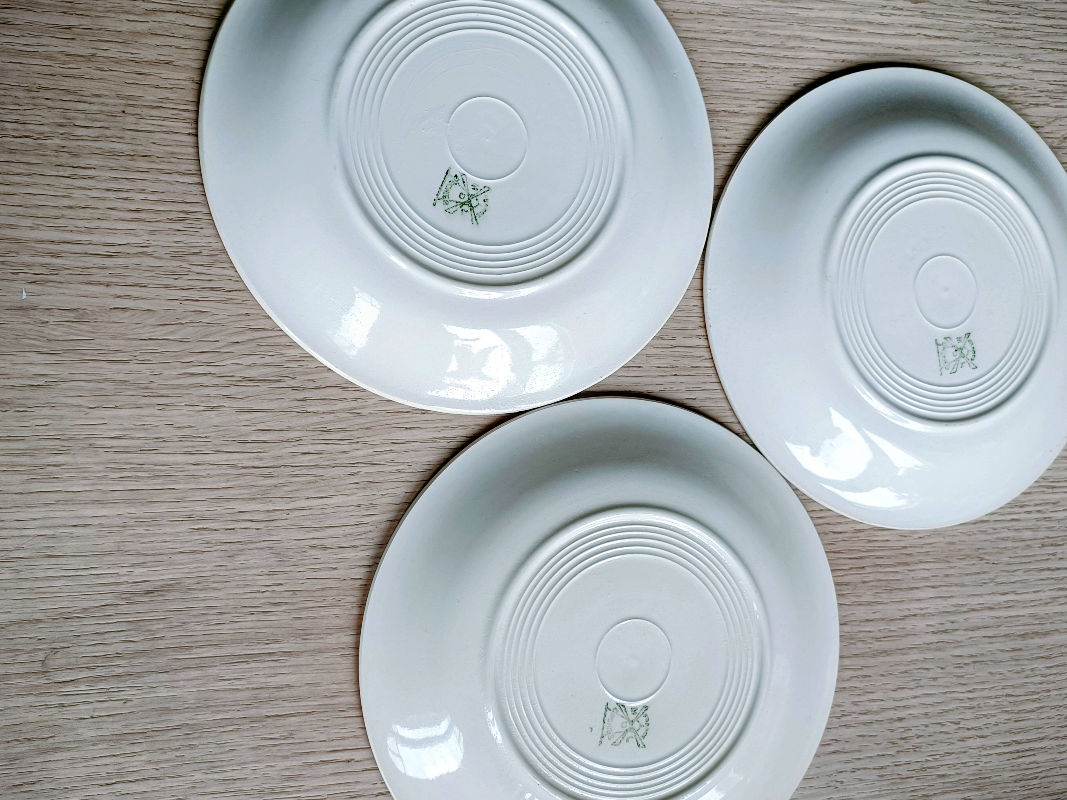 Three plates Moulin du Loup Orchies