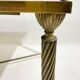 Mid-Century Modern Coffee Table, Glass and Brass