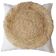 Housse de Coussin Bora, coton, raphia 50x50 cm