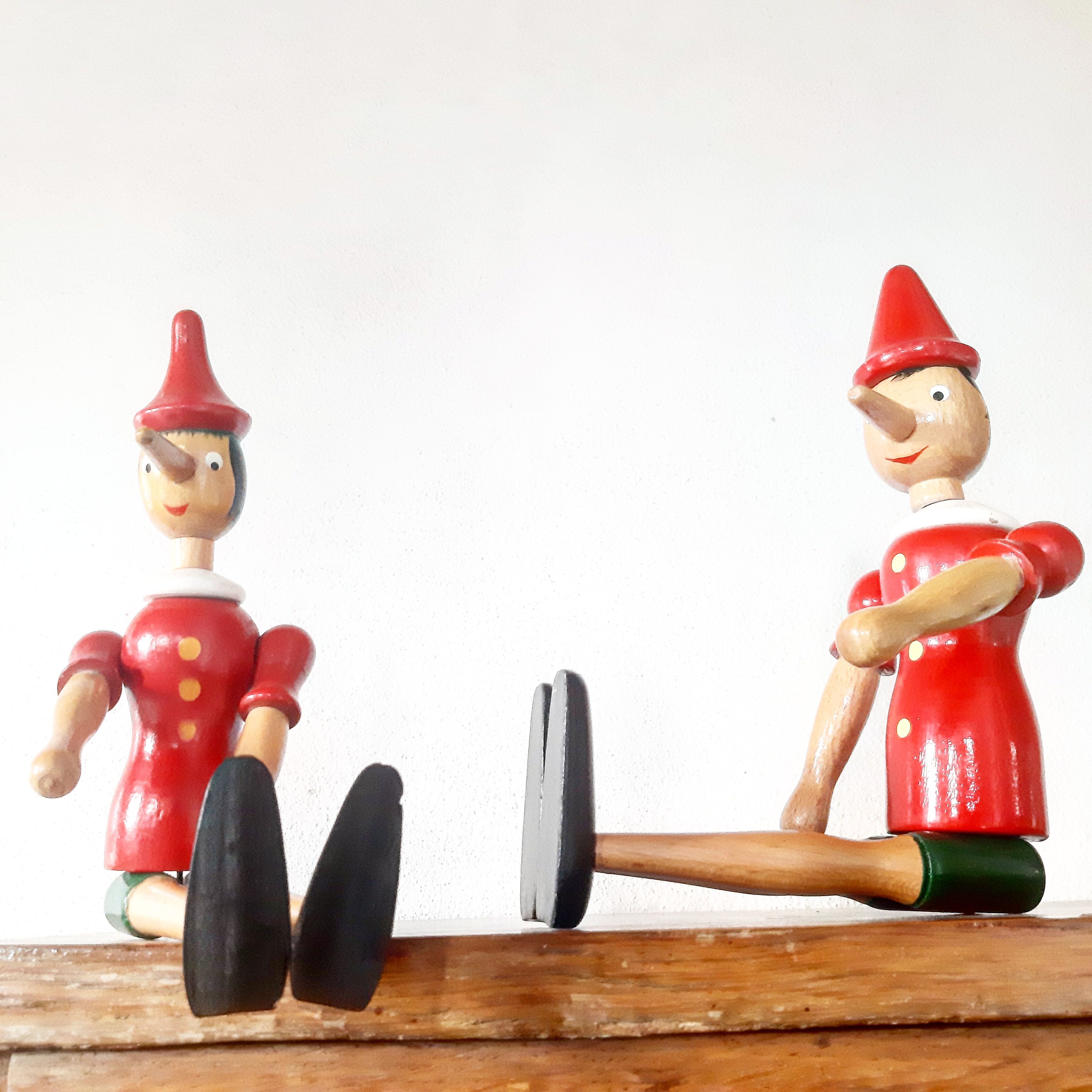 Wooden Pinocchio from the 70