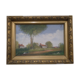 Oil on canvas - signed Abeel