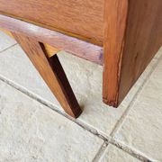 Oak storage unit, splayed legs circa 1950s