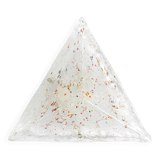 Post Modern Murano glass triangle ceiling lamp by Sylcom, Italy, 1985