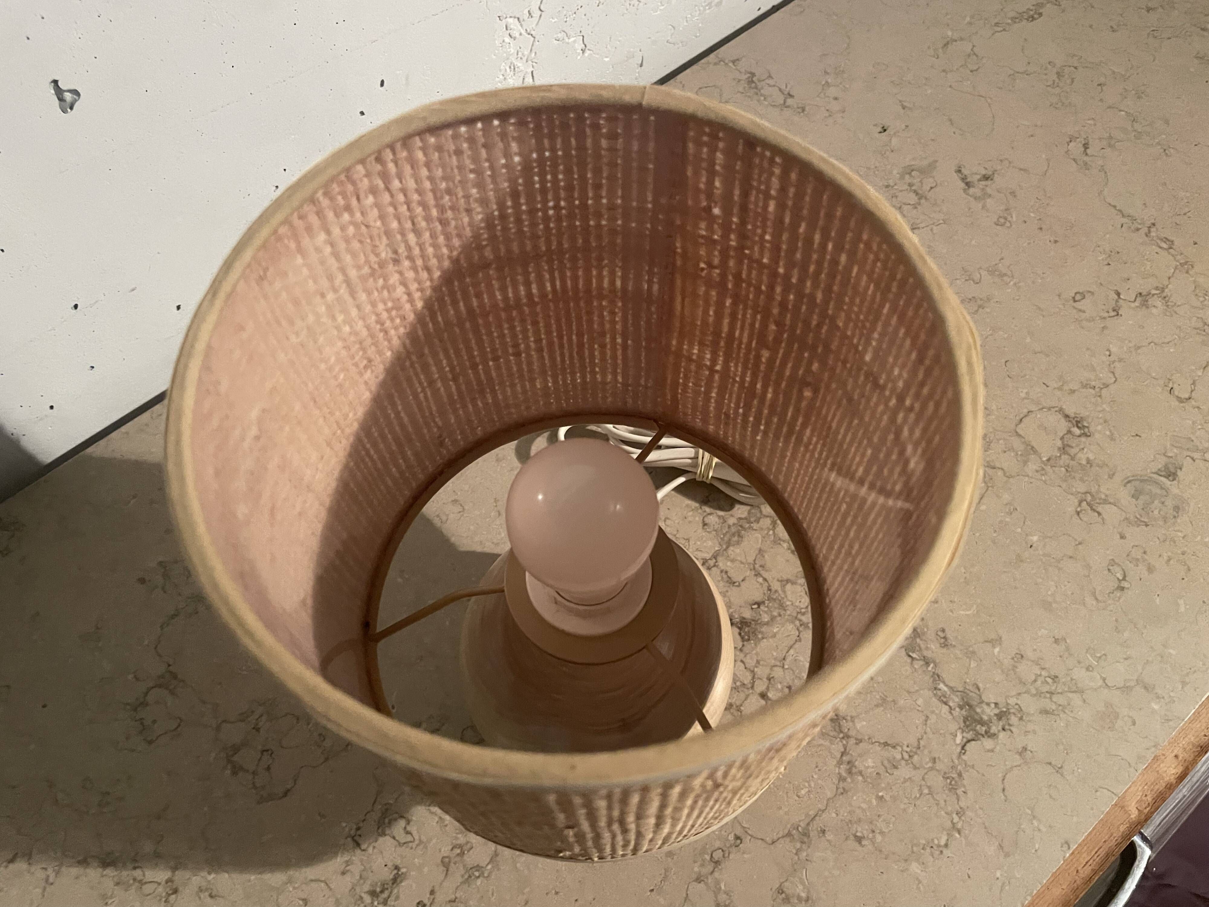 Wooden ball lamp