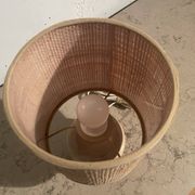 Lampe boule en bois