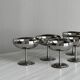 6 stainless steel footed bowls, Letang Remy style
