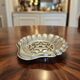 Silver scallop shell butter dish.
