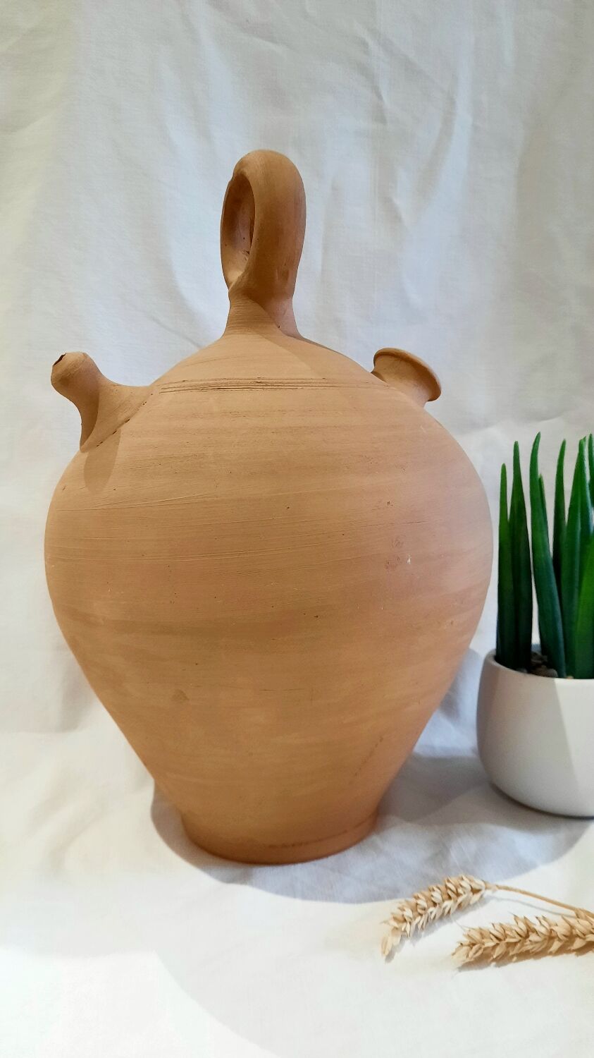 Terracotta vase pot
