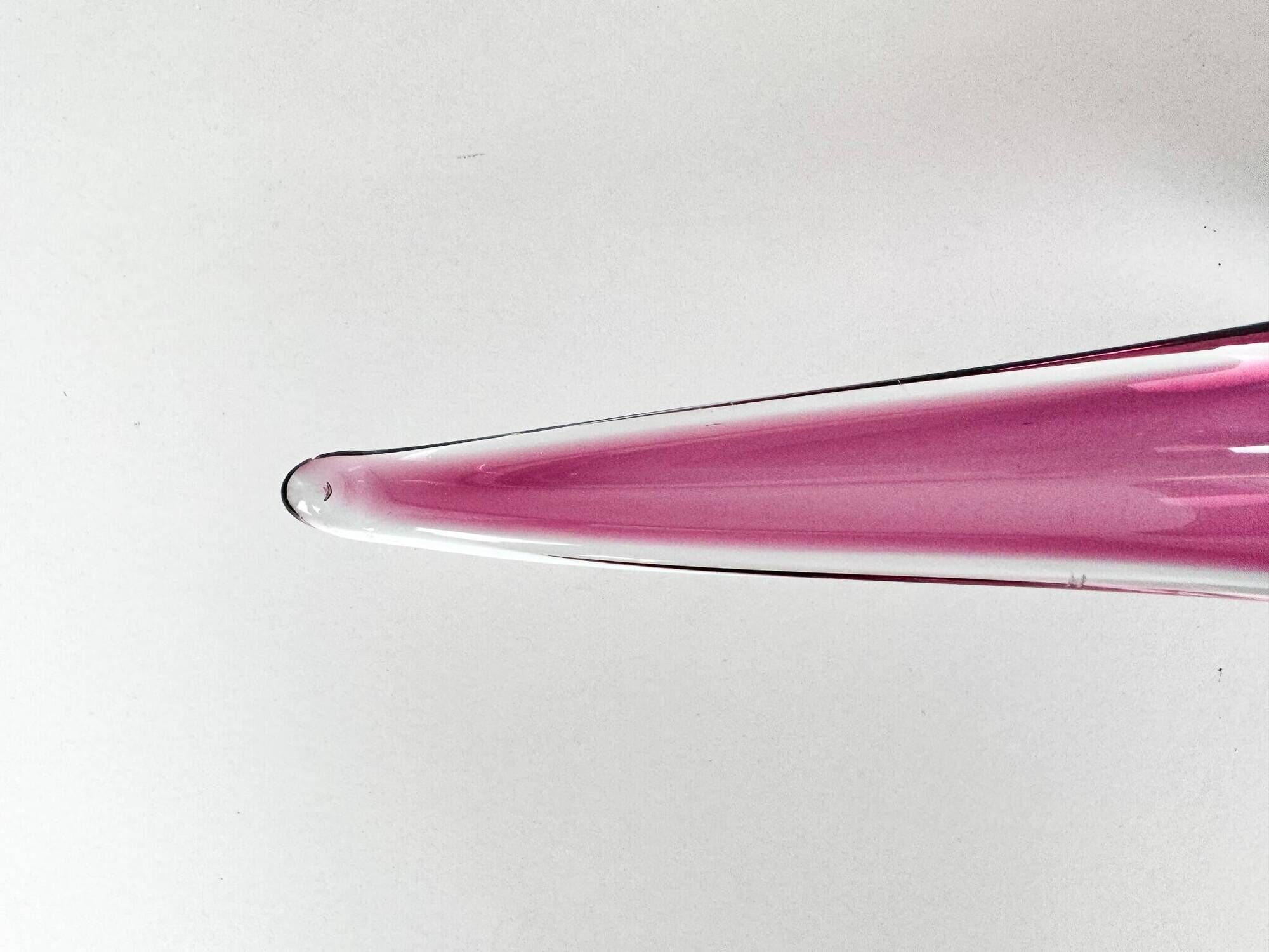 Bol en verre de Murano XXL du milieu du siècle, Italie