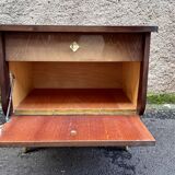 Pair of bedside tables, end of vintage sofa, old 1950
