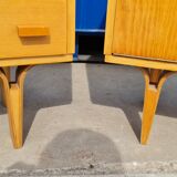 Pair of bedside tables by Frantisek Mezulanik ,manufactured by Novy Domov NP