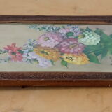 Bouquet painting with gouache