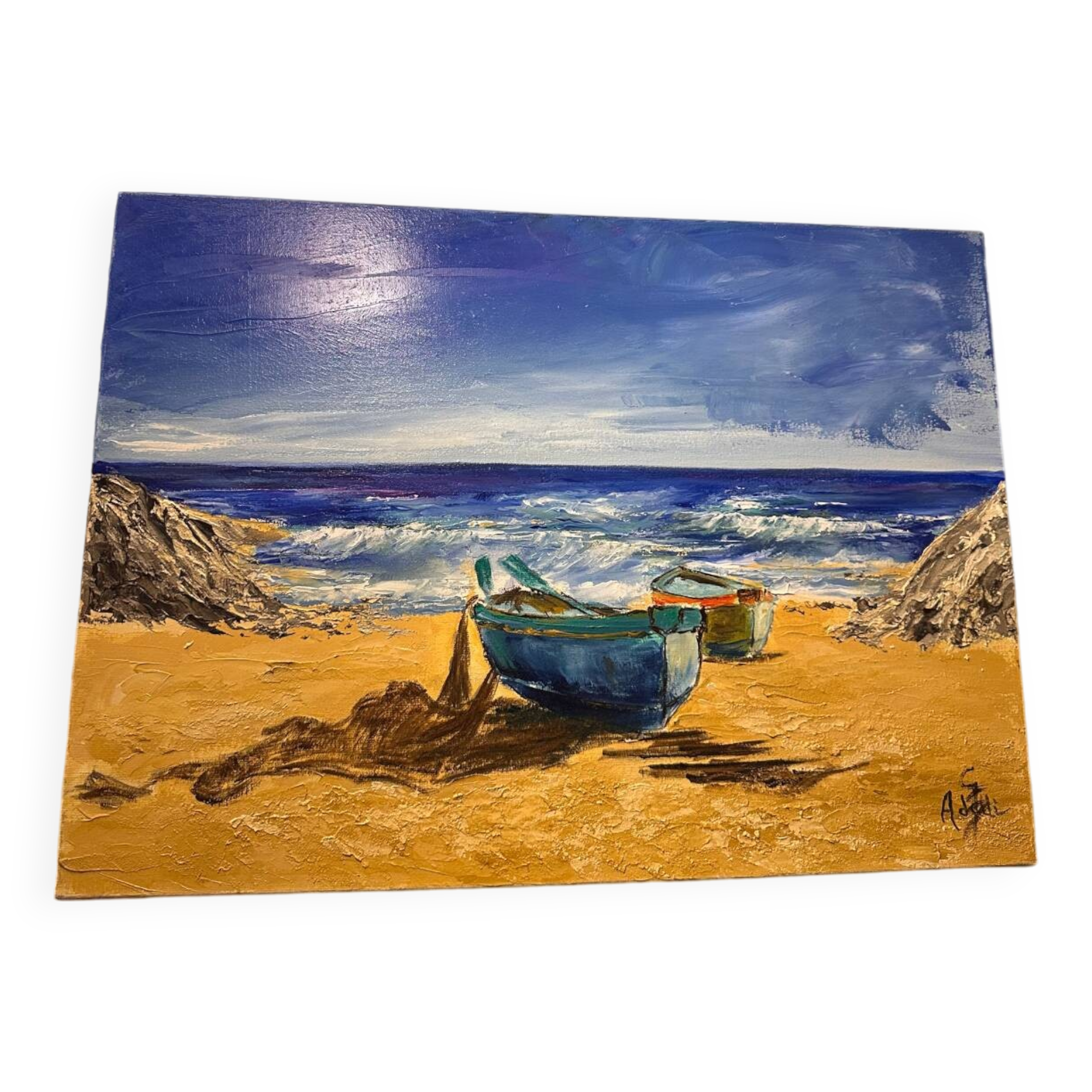 Beach painting