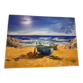 Beach painting