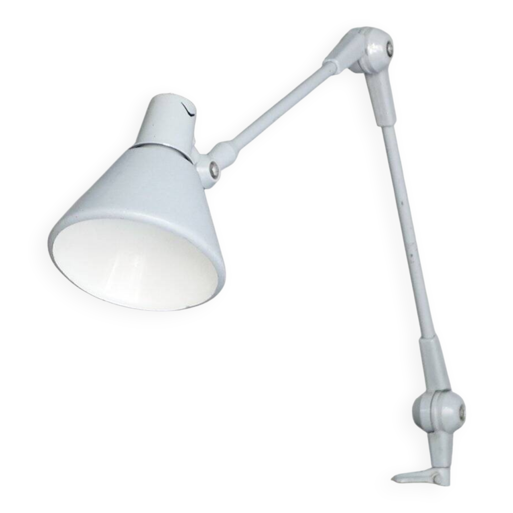 Aure table lamp industrielle de Stilnovo, Italie, 1962