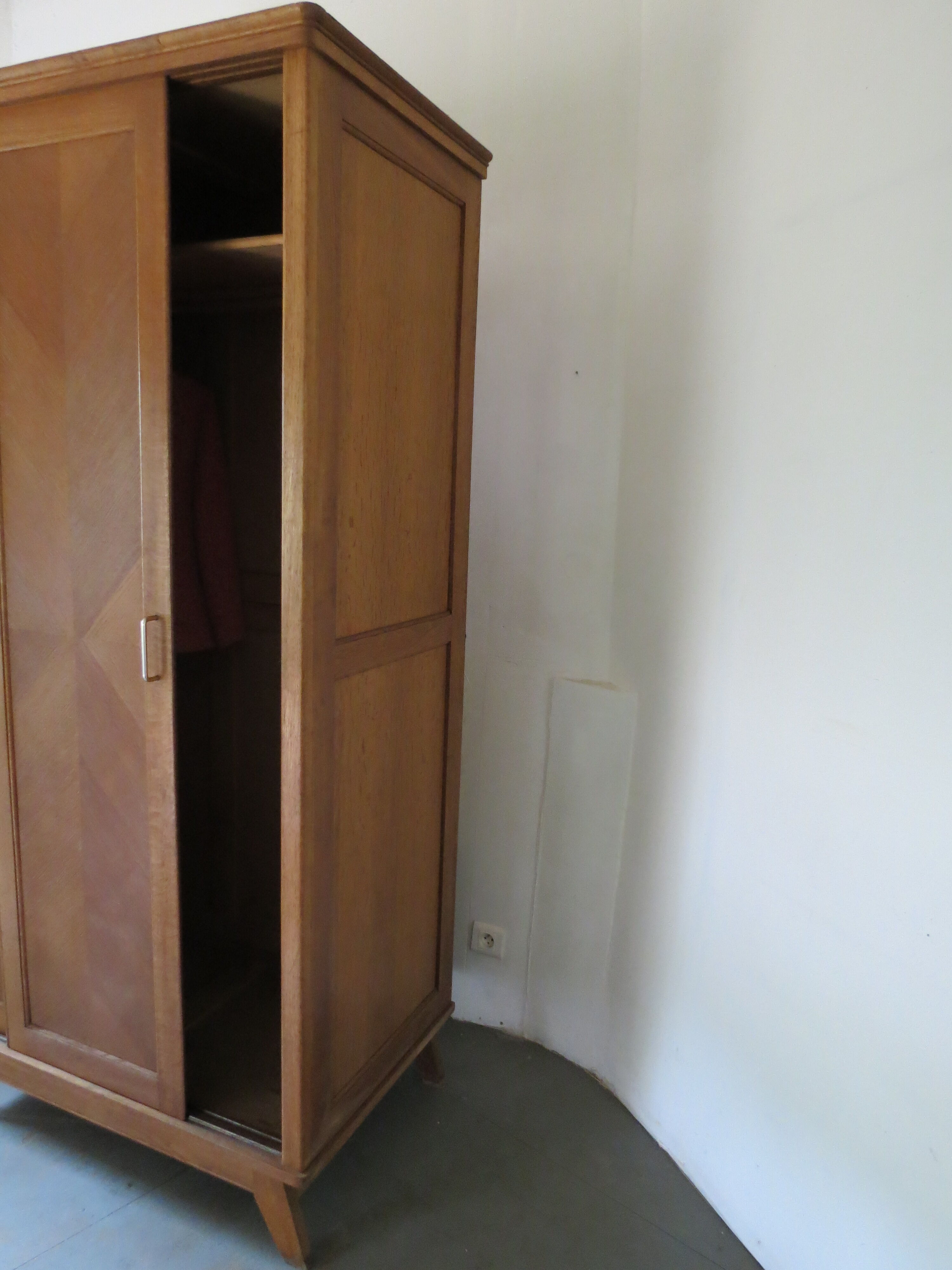 Wardrobe with sliding doors from the 1950s