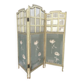Glass and fabric screen