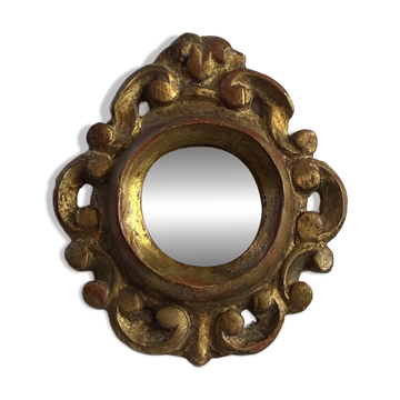 Miroir en bois sculpté de style rococo