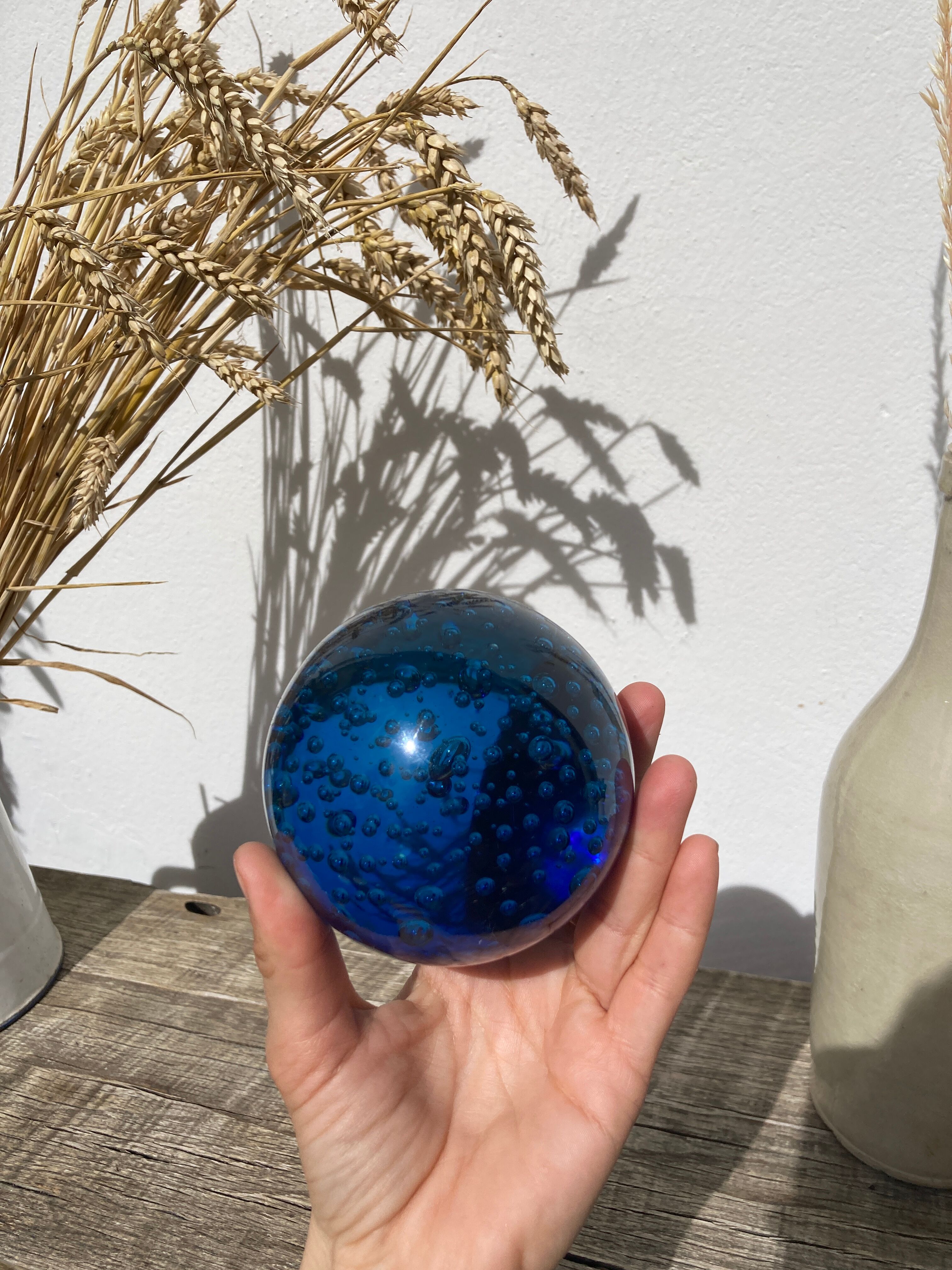 Blue ball sulphide paper press