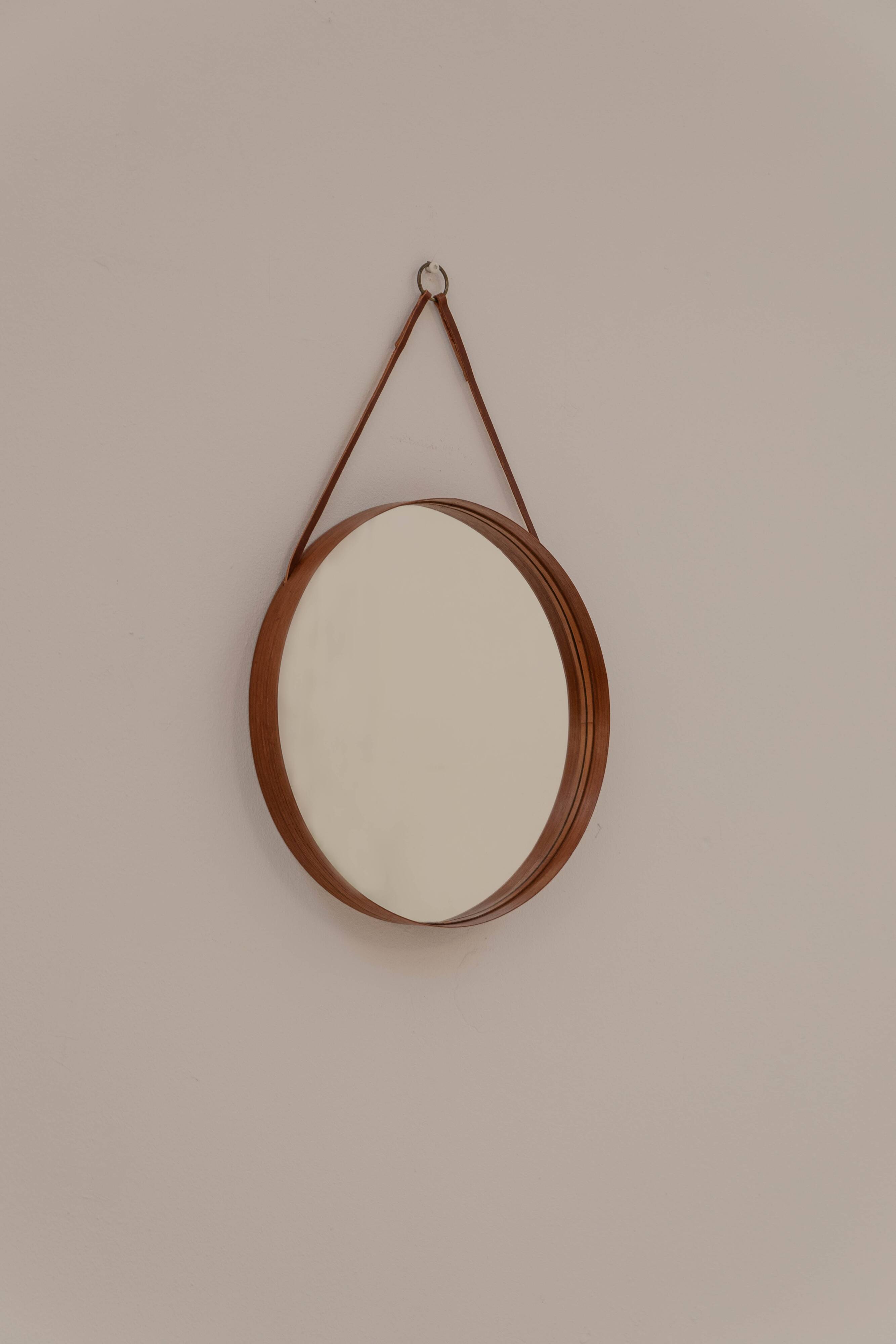 Mirror by Glasmäster Markaryd, Sweden, 1950's