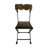 Chaise d'enfant en fer forgé. XIXème