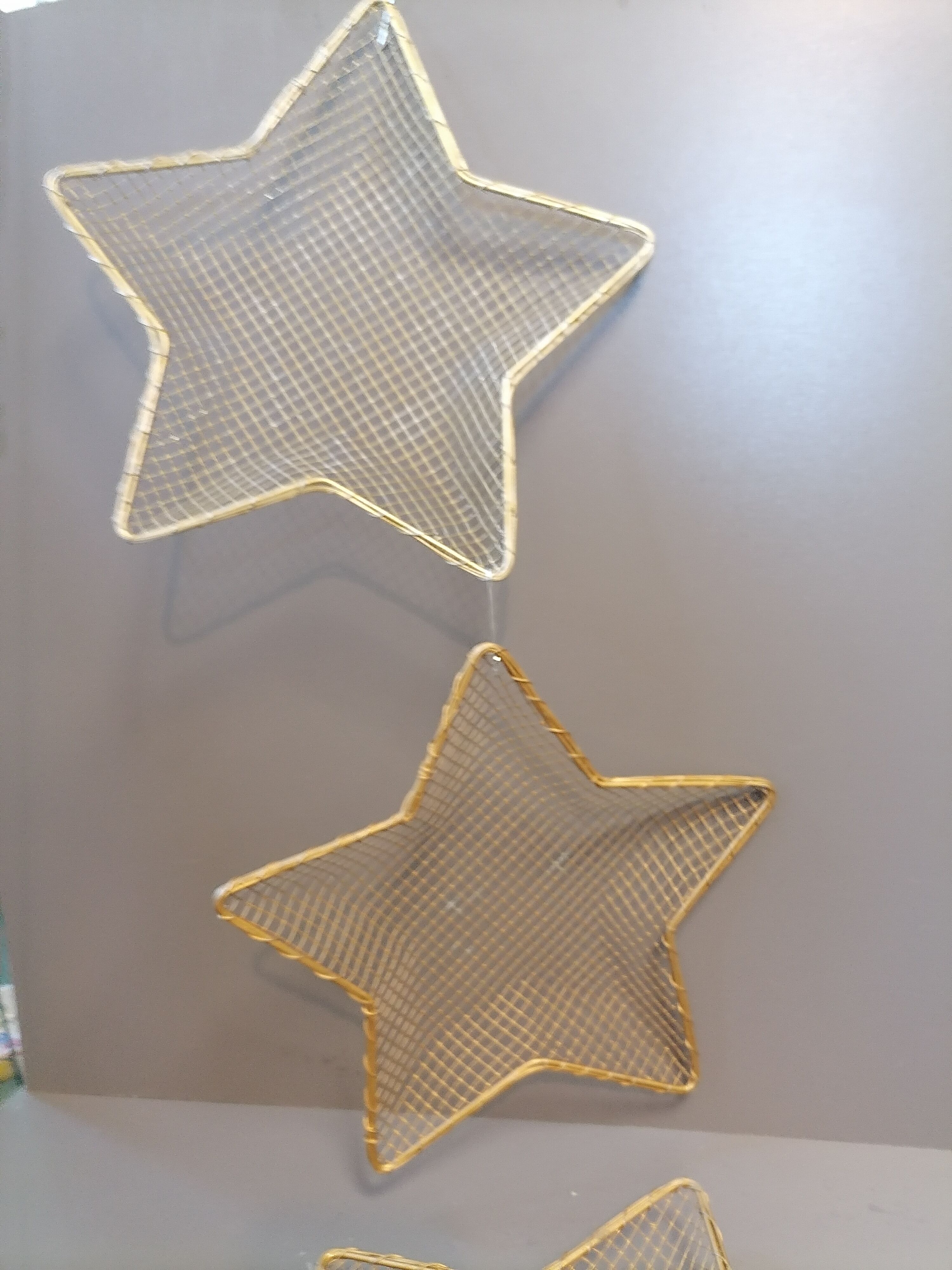 Lot de 3 Etoiles panières