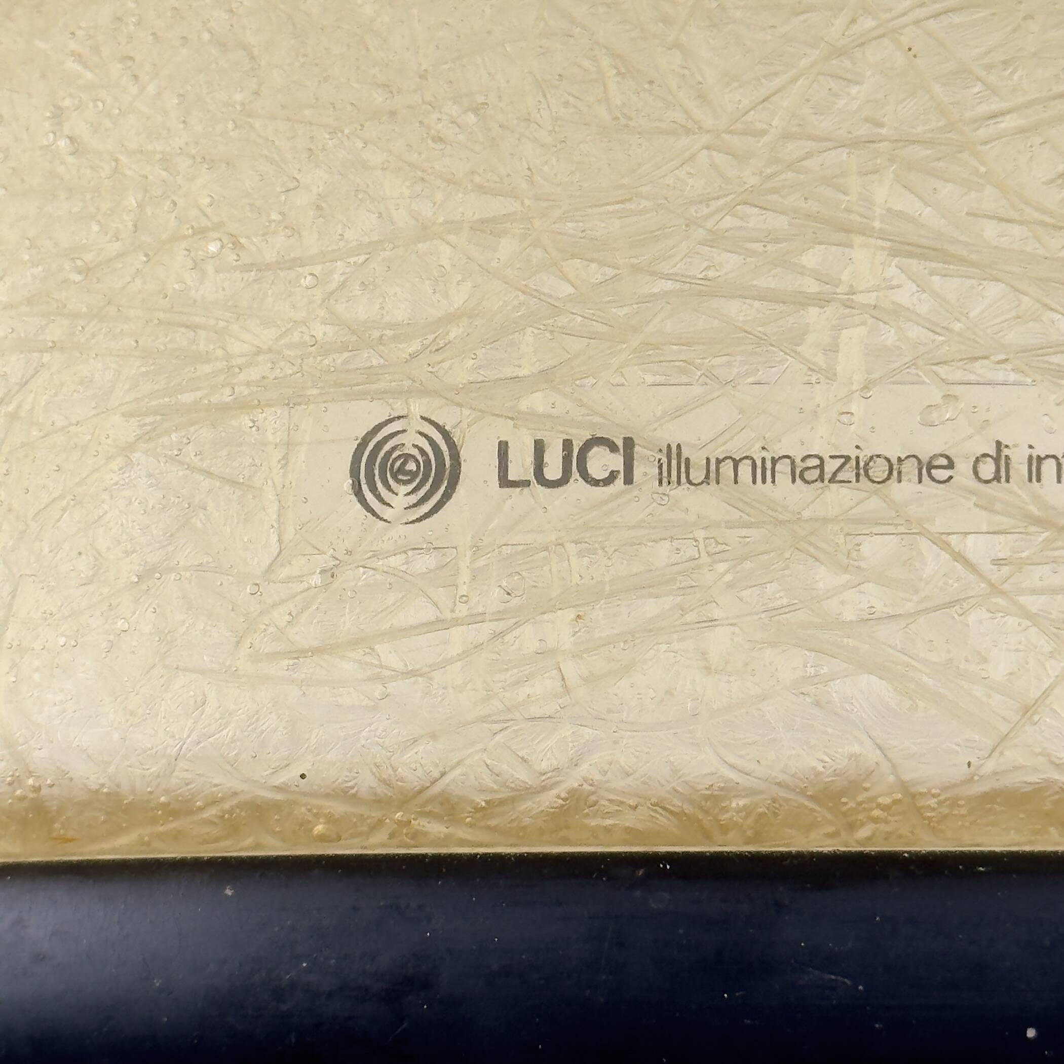 Vintage pendant lamp by Idea Studio Techno Design for Luci Milano, Italy70s
