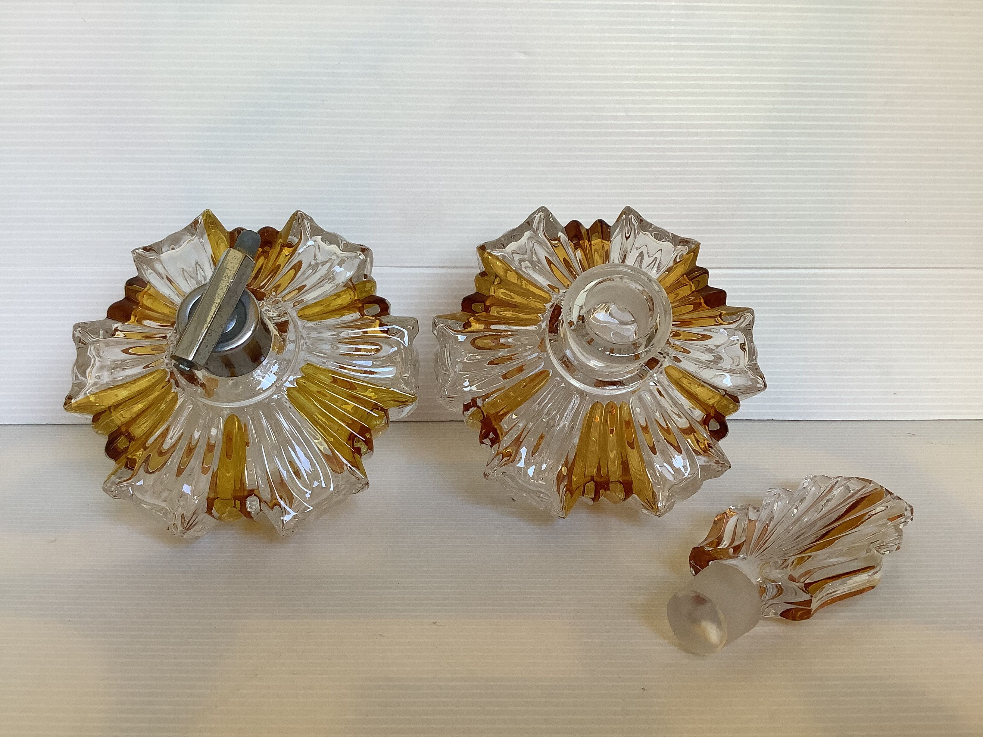 Perfume bottles and art deco spray