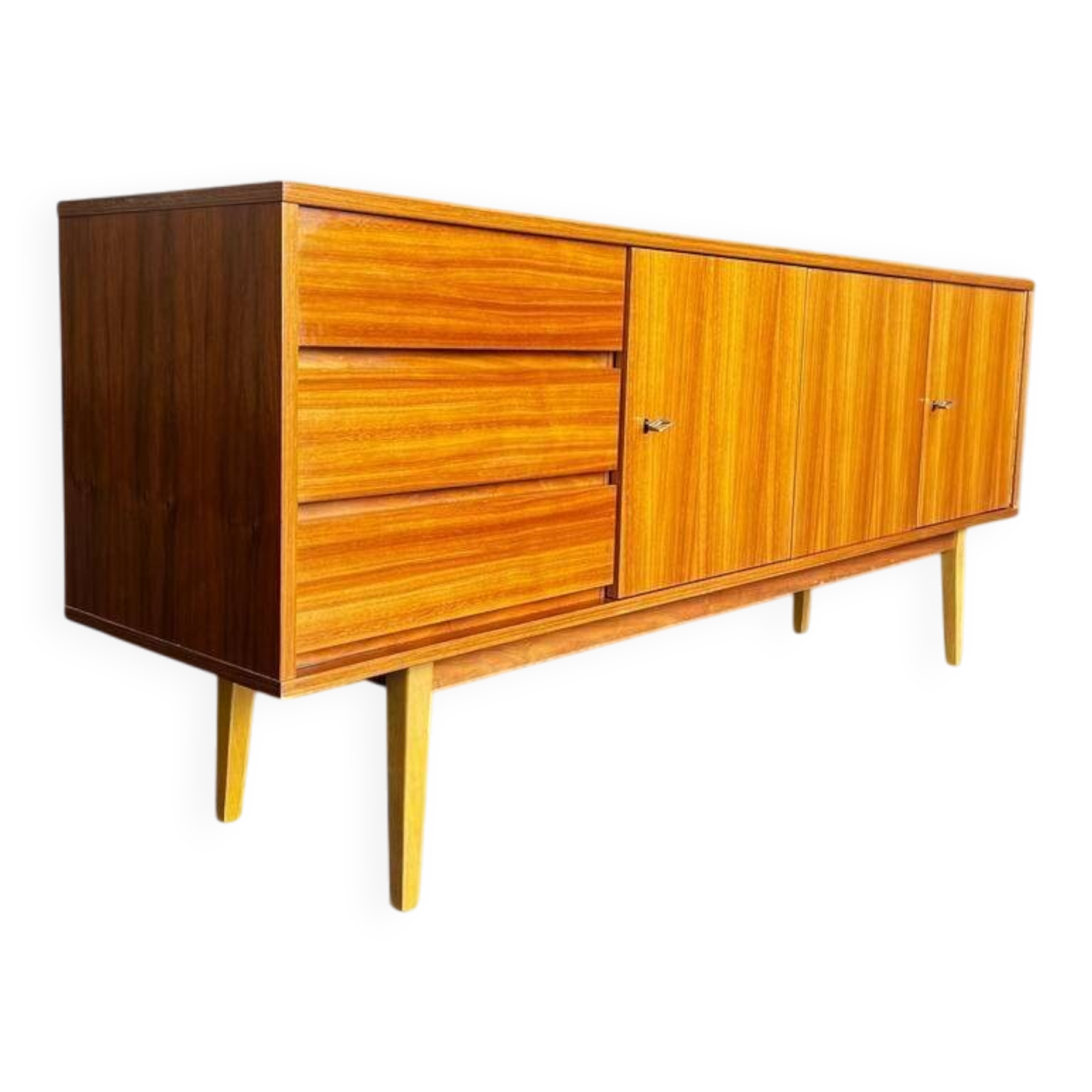 Buffet scandinave vintage en bois / commode / buffet