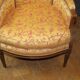 Pair of Louis XVI Bergères in walnut, late 18th century.