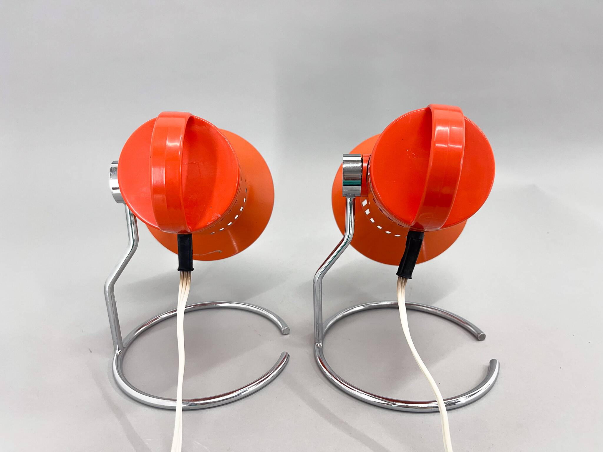 Set of Two Vintage Table Lamps from Chirana, 1970's